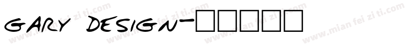 gary design字体转换